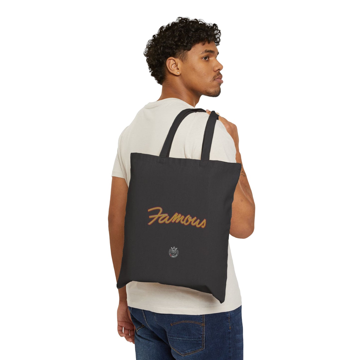 The Neon Museum Famous Cotton Canvas Tote Bag