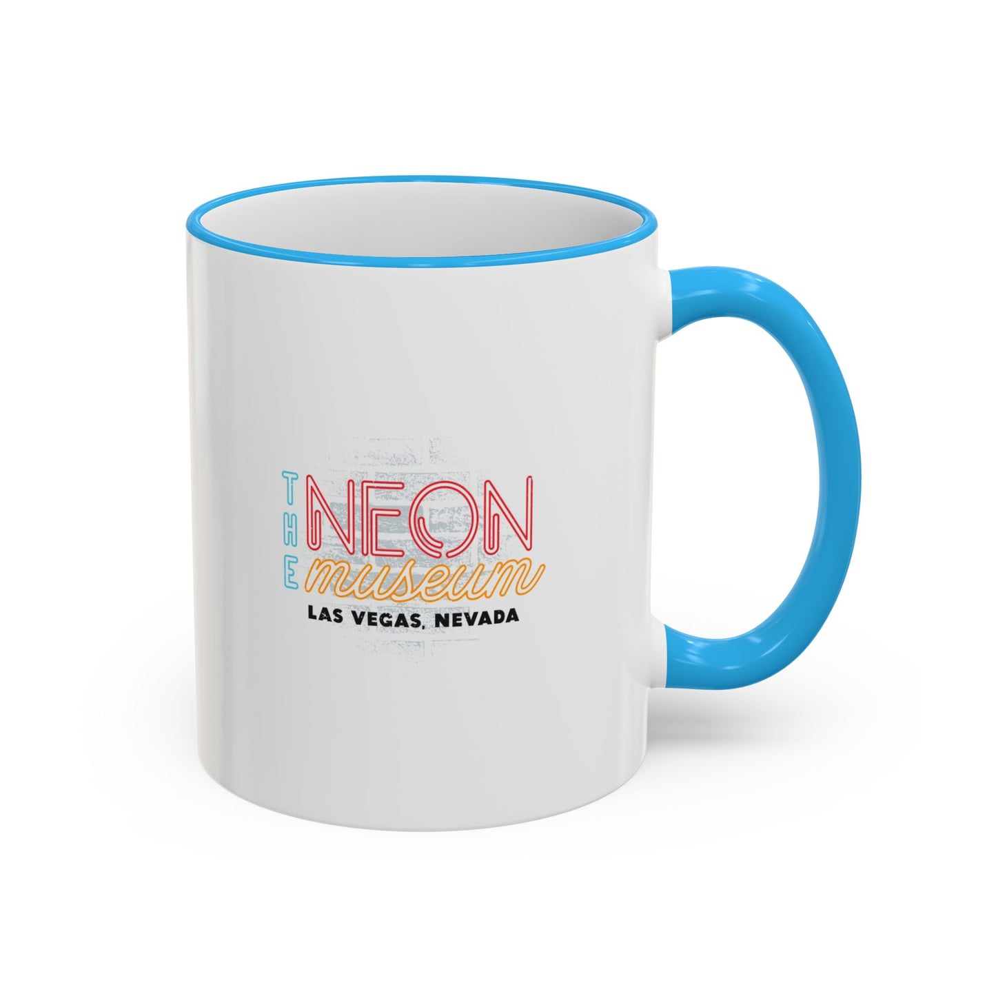 Neon Museum Brick Wall Accent Rim & Handle Mug (11oz)