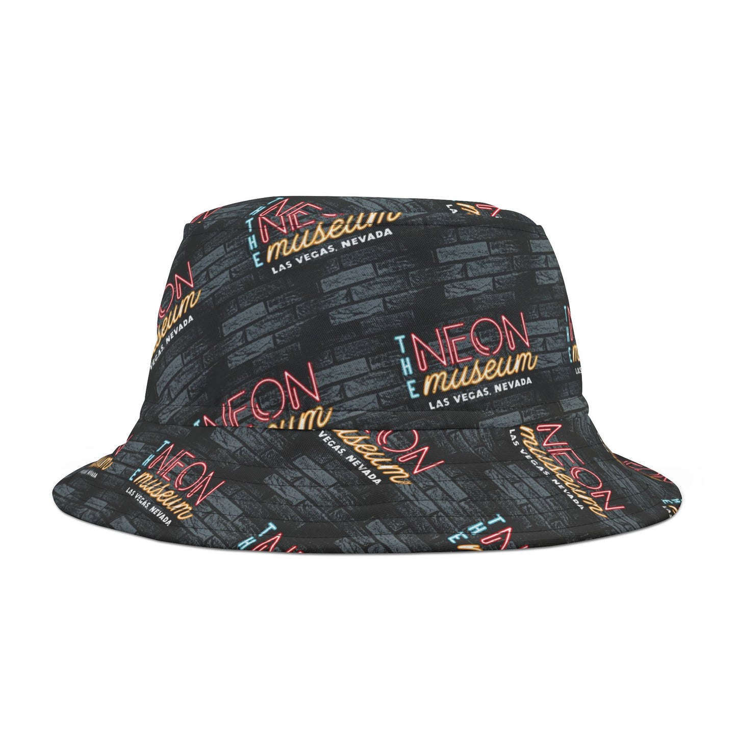 Neon Museum Brick Wall Bucket Hat (AOP)