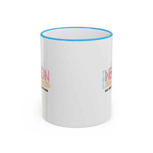 Neon Museum Brick Wall Accent Rim & Handle Mug (11oz)