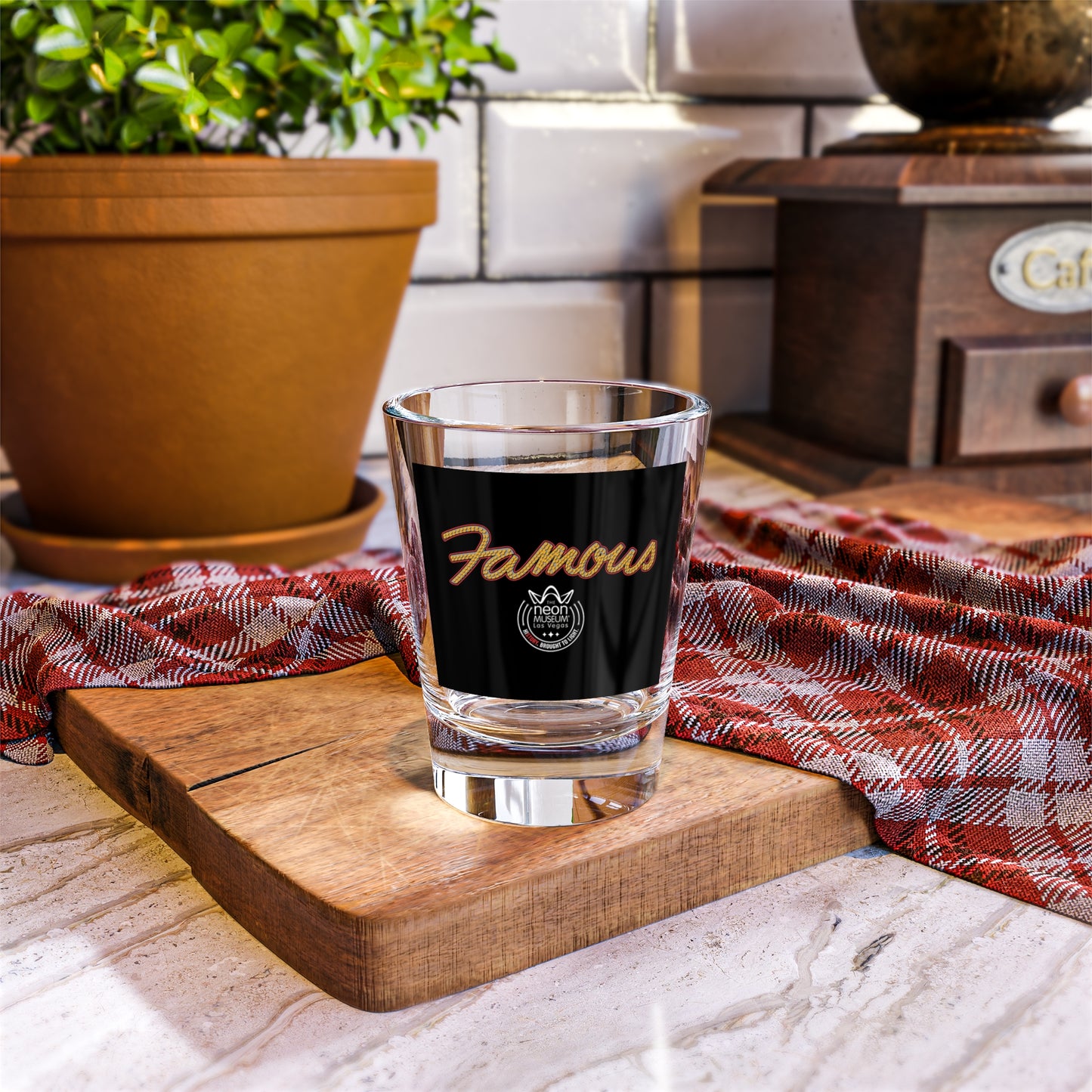 Neon Museum Famous Shot Glass, 1.5oz