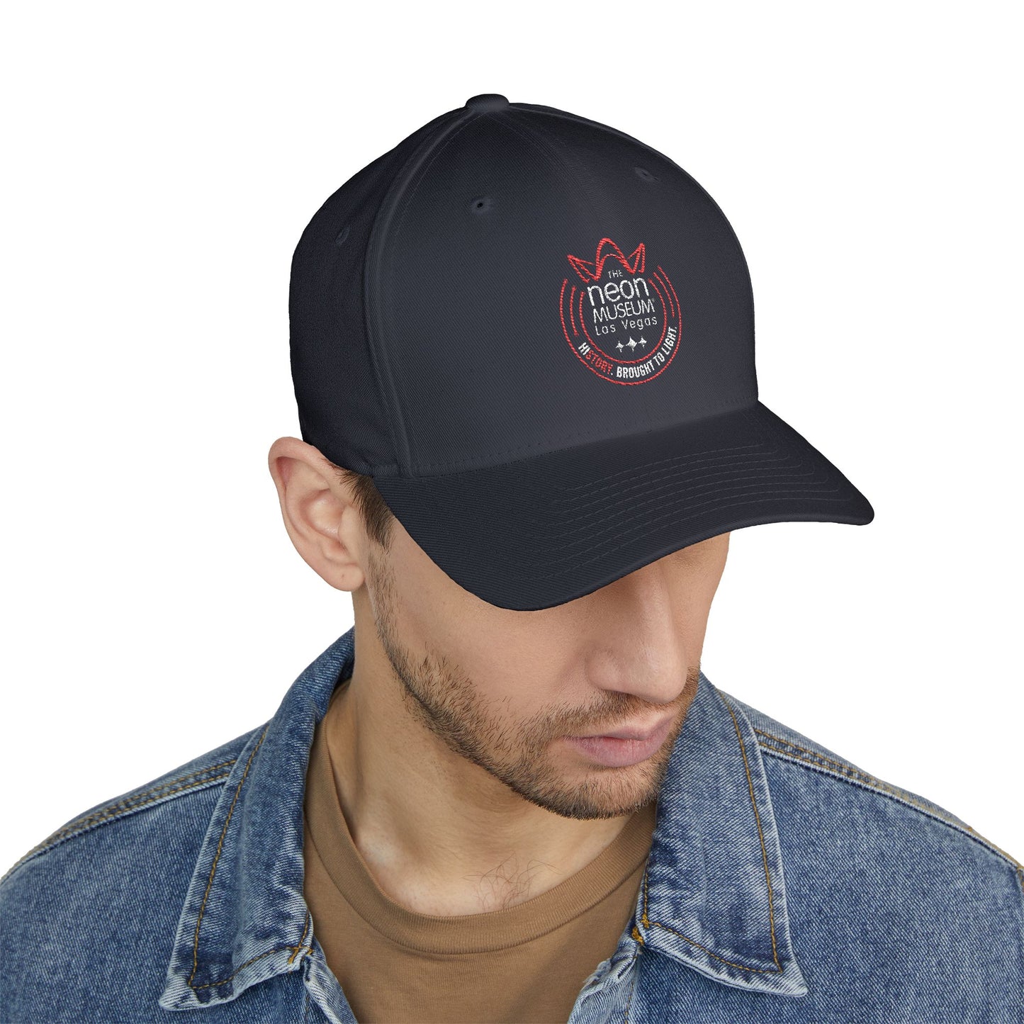 Neon Museum Closed-Back Structured Cap (Embroidery)