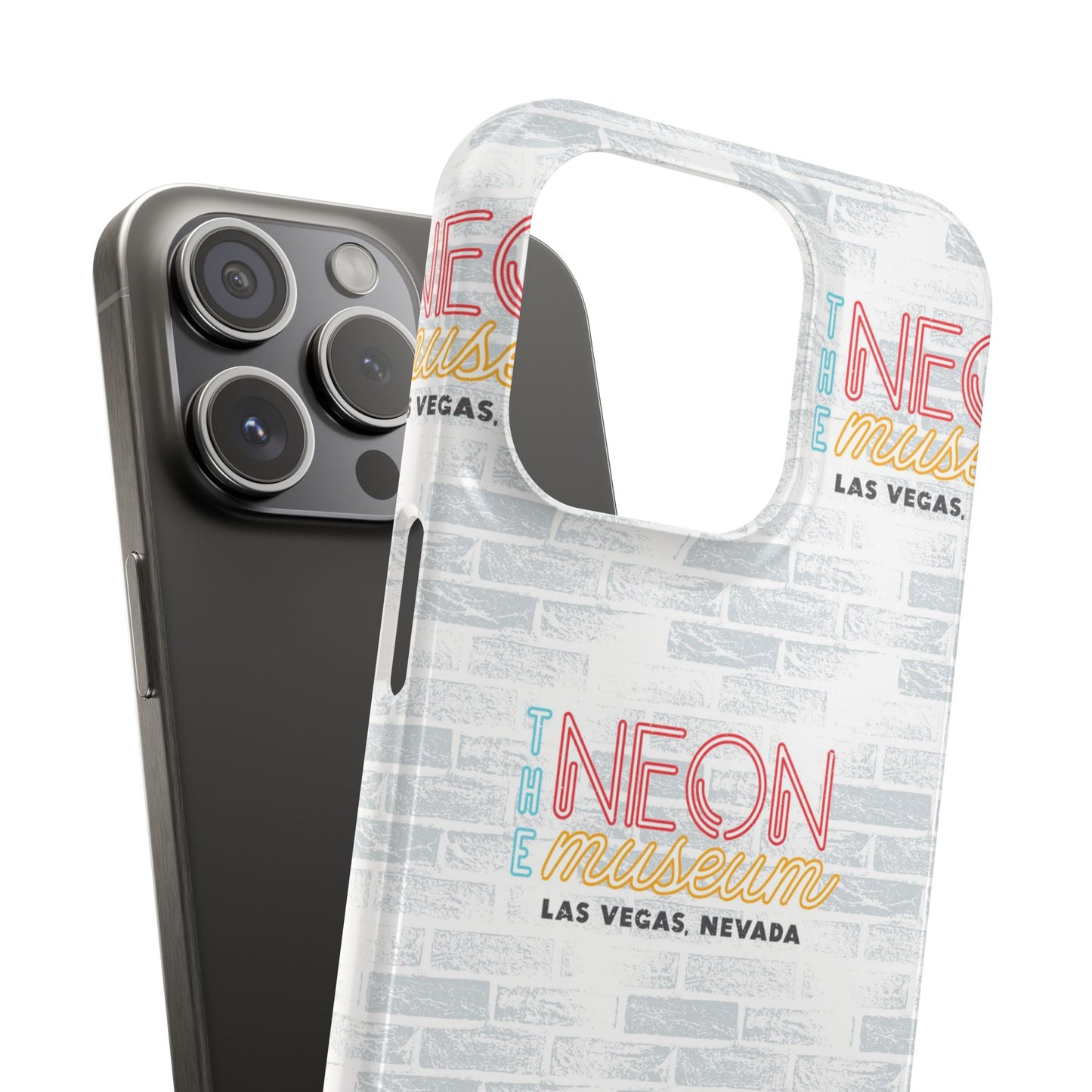 Neon Museum Brick Wall Slim Cases for iPhone