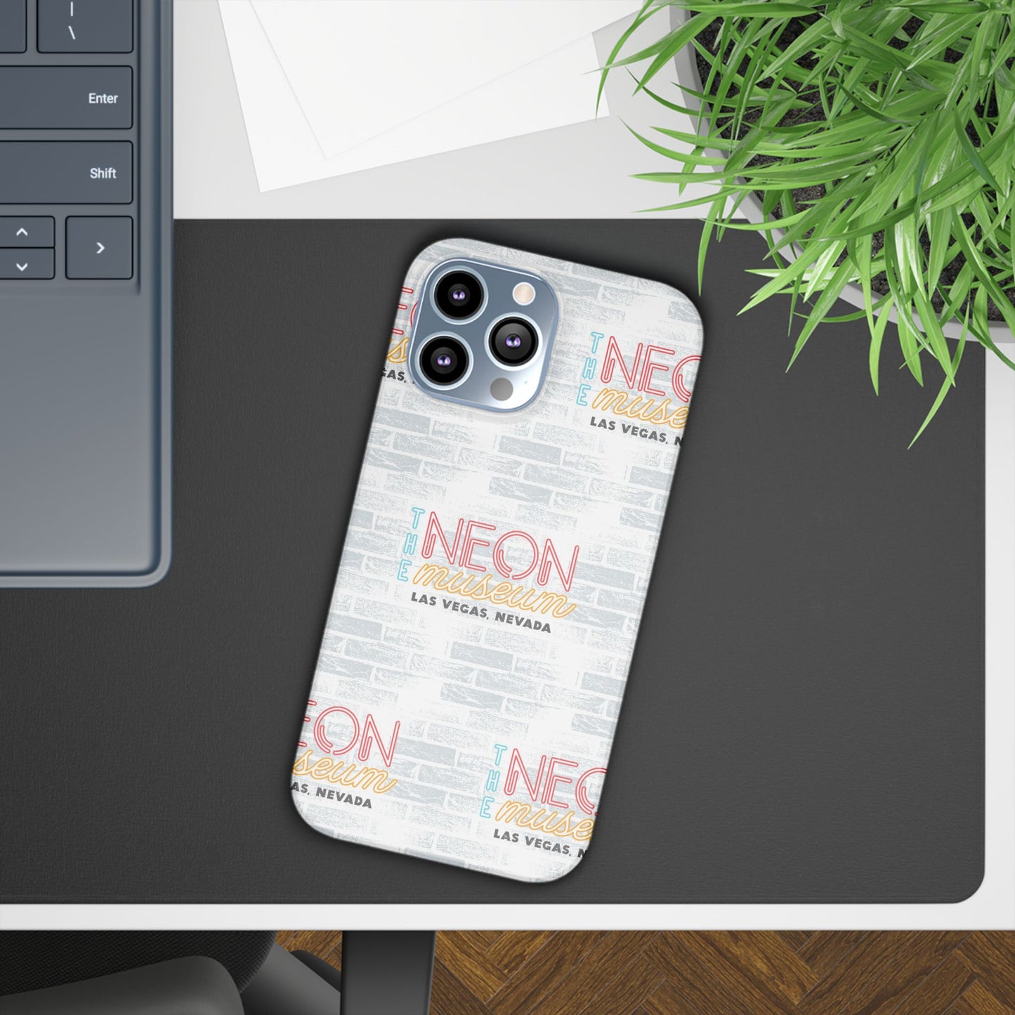 Neon Museum Brick Wall Slim Cases for iPhone