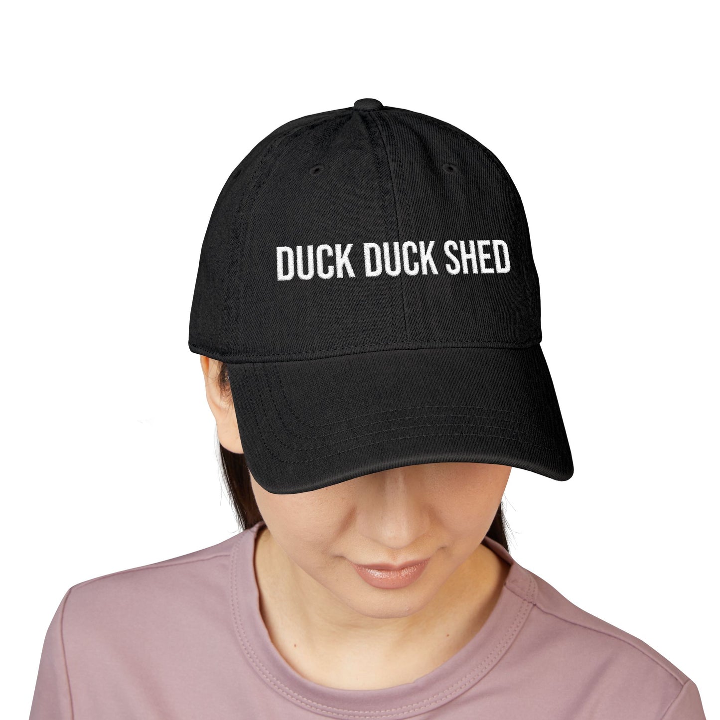 Duck Duck Shed Denim Hat (Embroidery)