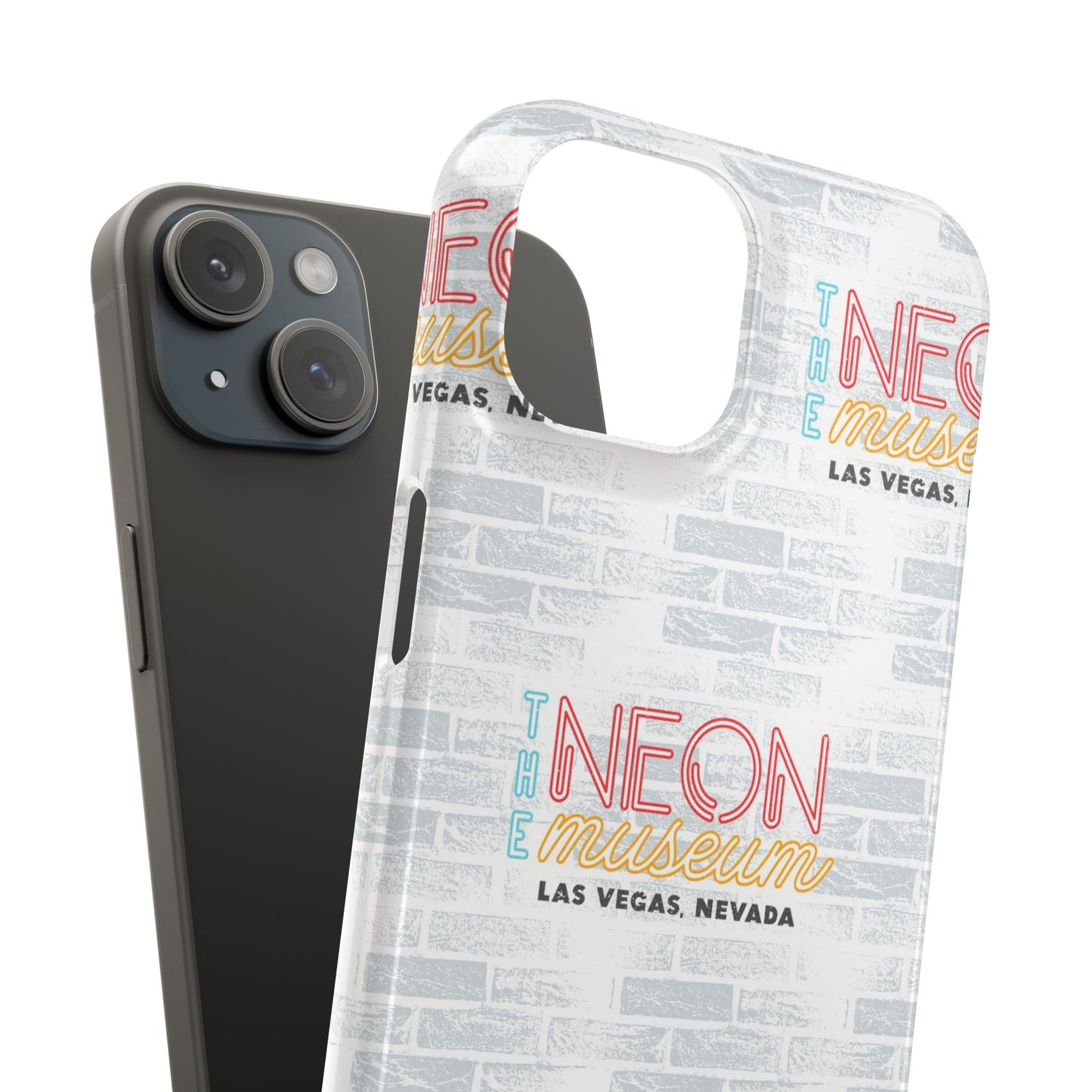 Neon Museum Brick Wall Slim Cases for iPhone
