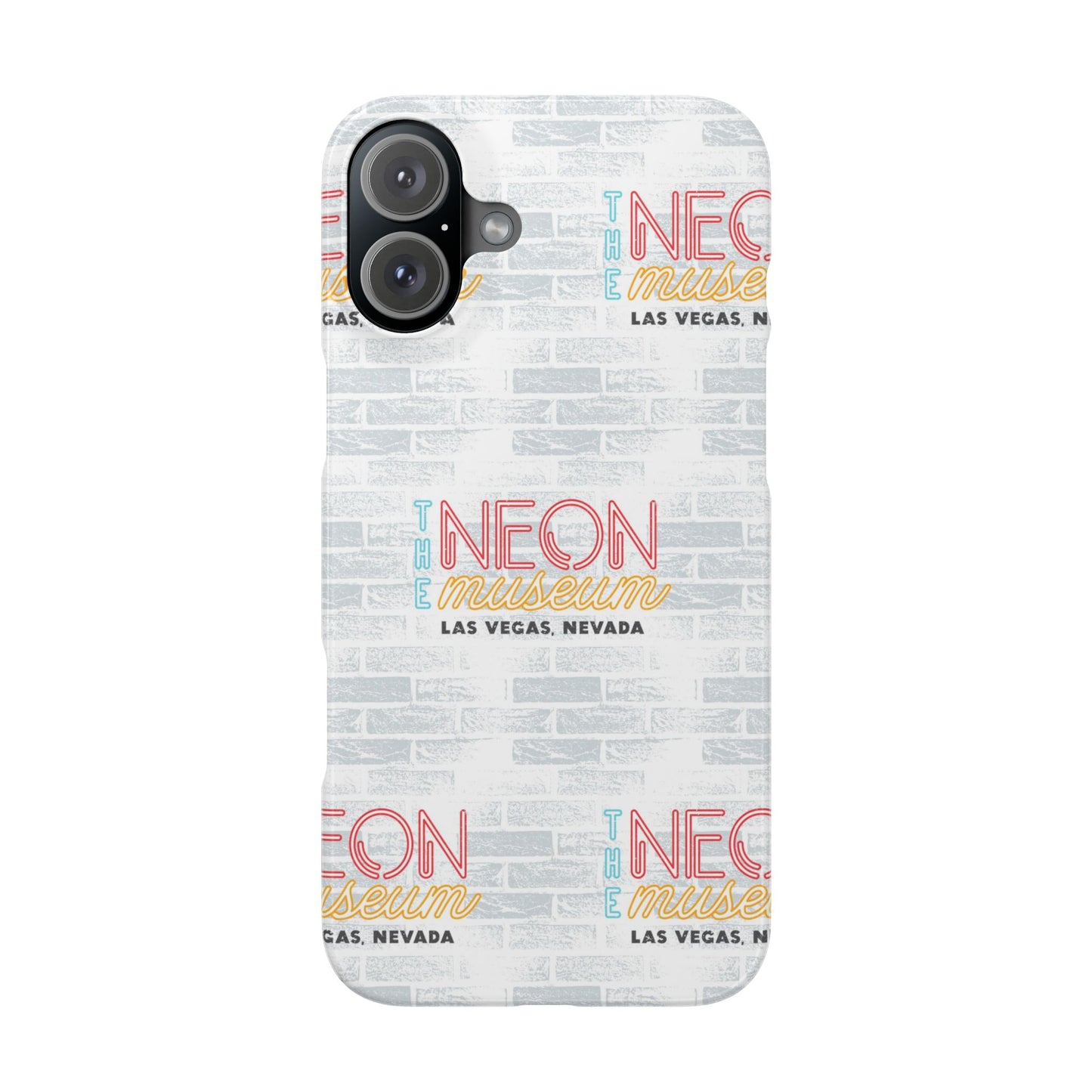 Neon Museum Brick Wall Slim Cases for iPhone