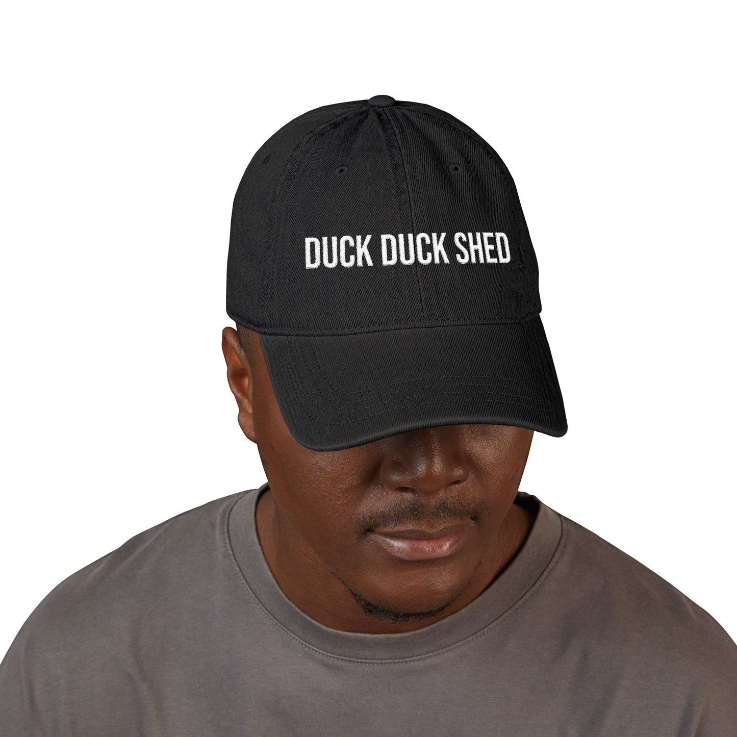 Duck Duck Shed Denim Hat (Embroidery)