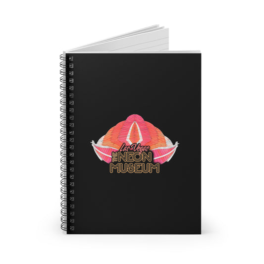 Neon Museum Flamingo Spiral Notebook - Ruled Line