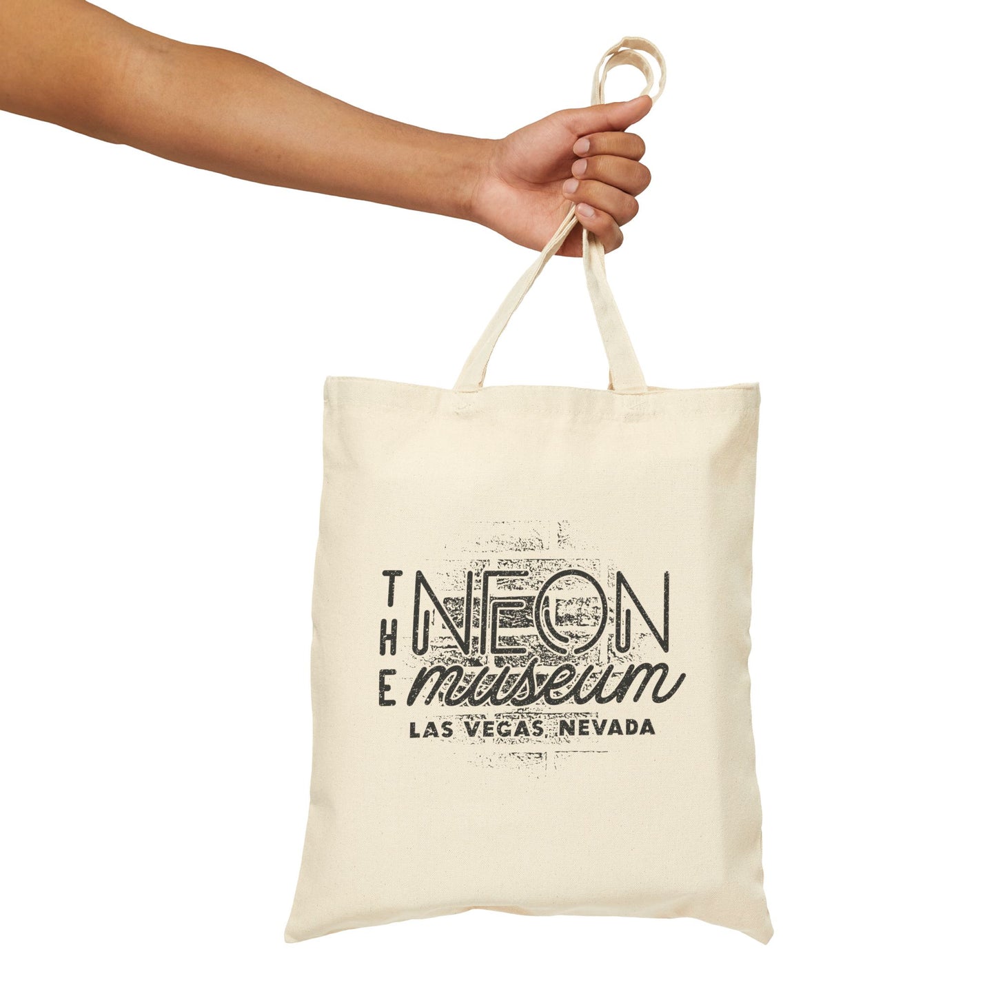 The Neon Museum Brick Wall Cotton Canvas Tote Bag