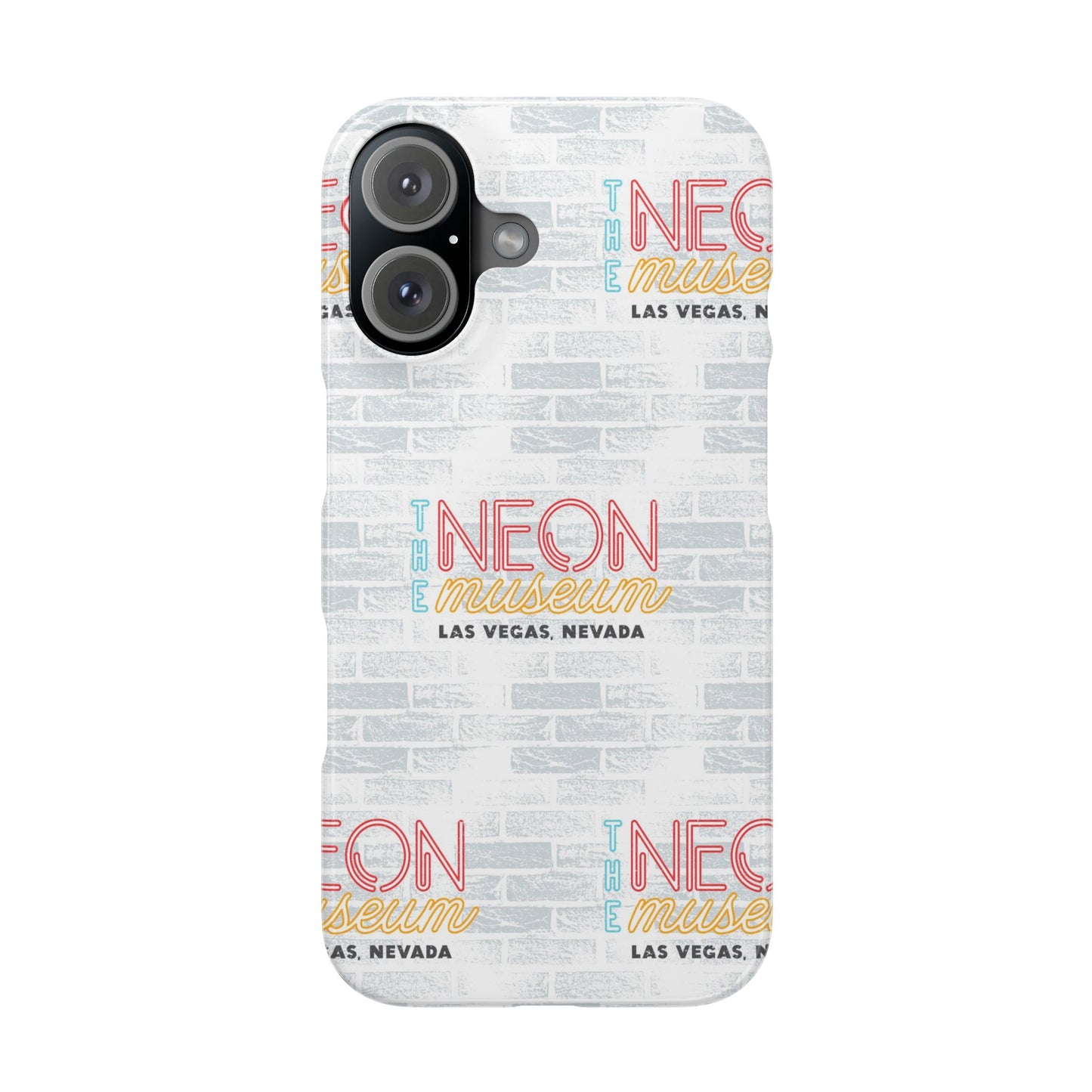 Neon Museum Brick Wall Slim Cases for iPhone