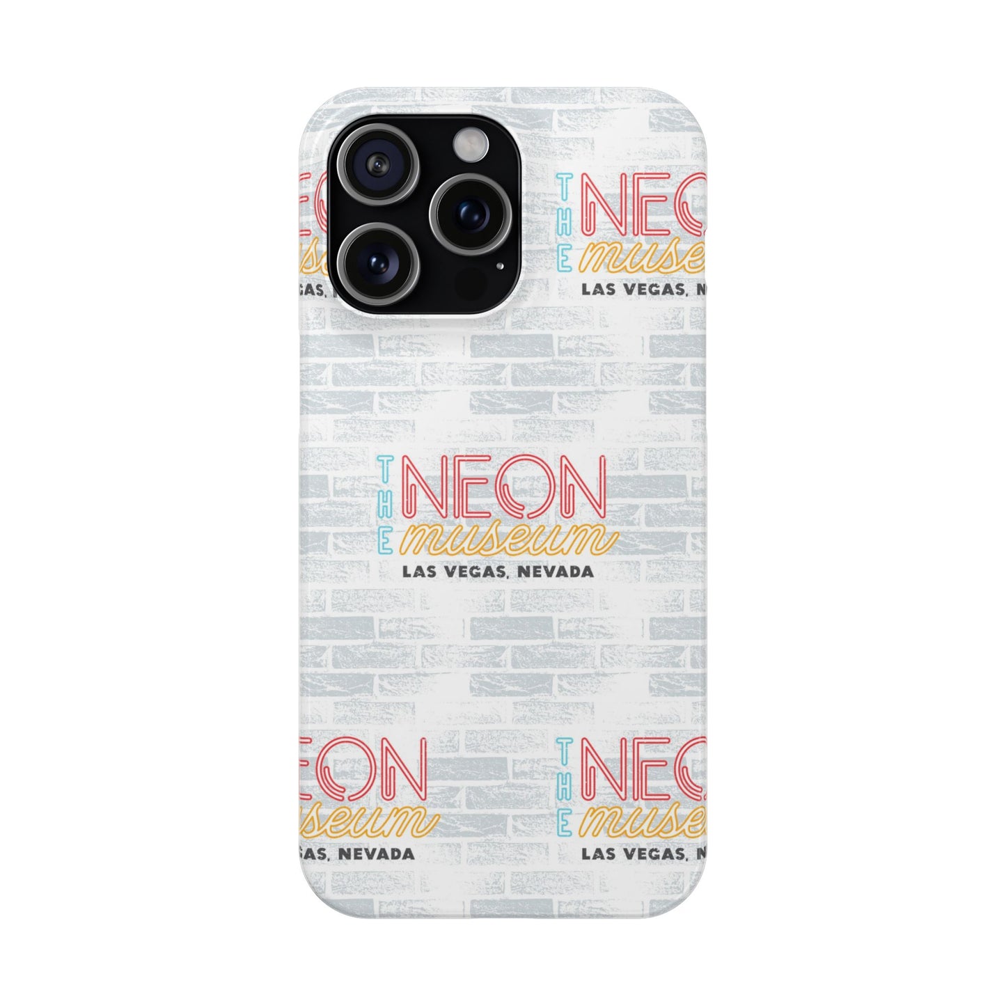 Neon Museum Brick Wall Slim Cases for iPhone