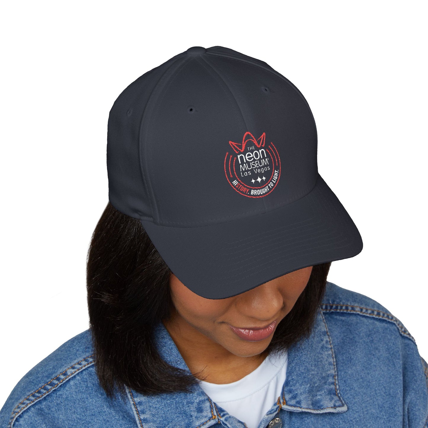 Neon Museum Closed-Back Structured Cap (Embroidery)