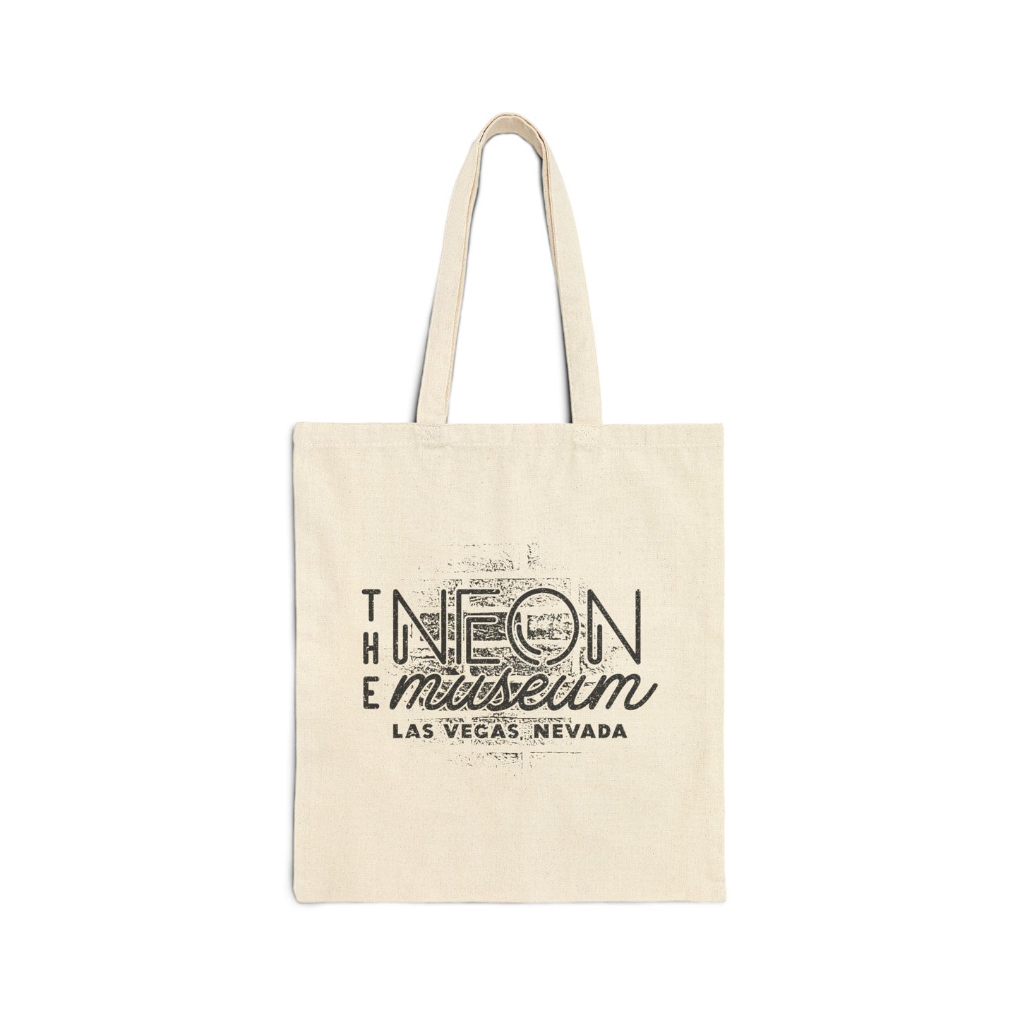 The Neon Museum Brick Wall Cotton Canvas Tote Bag