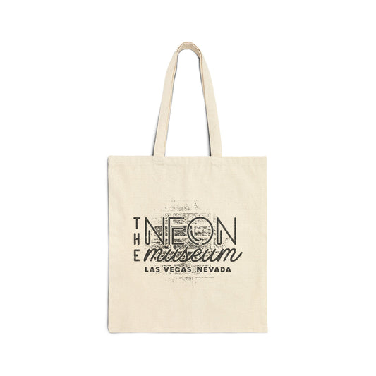 The Neon Museum Brick Wall Cotton Canvas Tote Bag