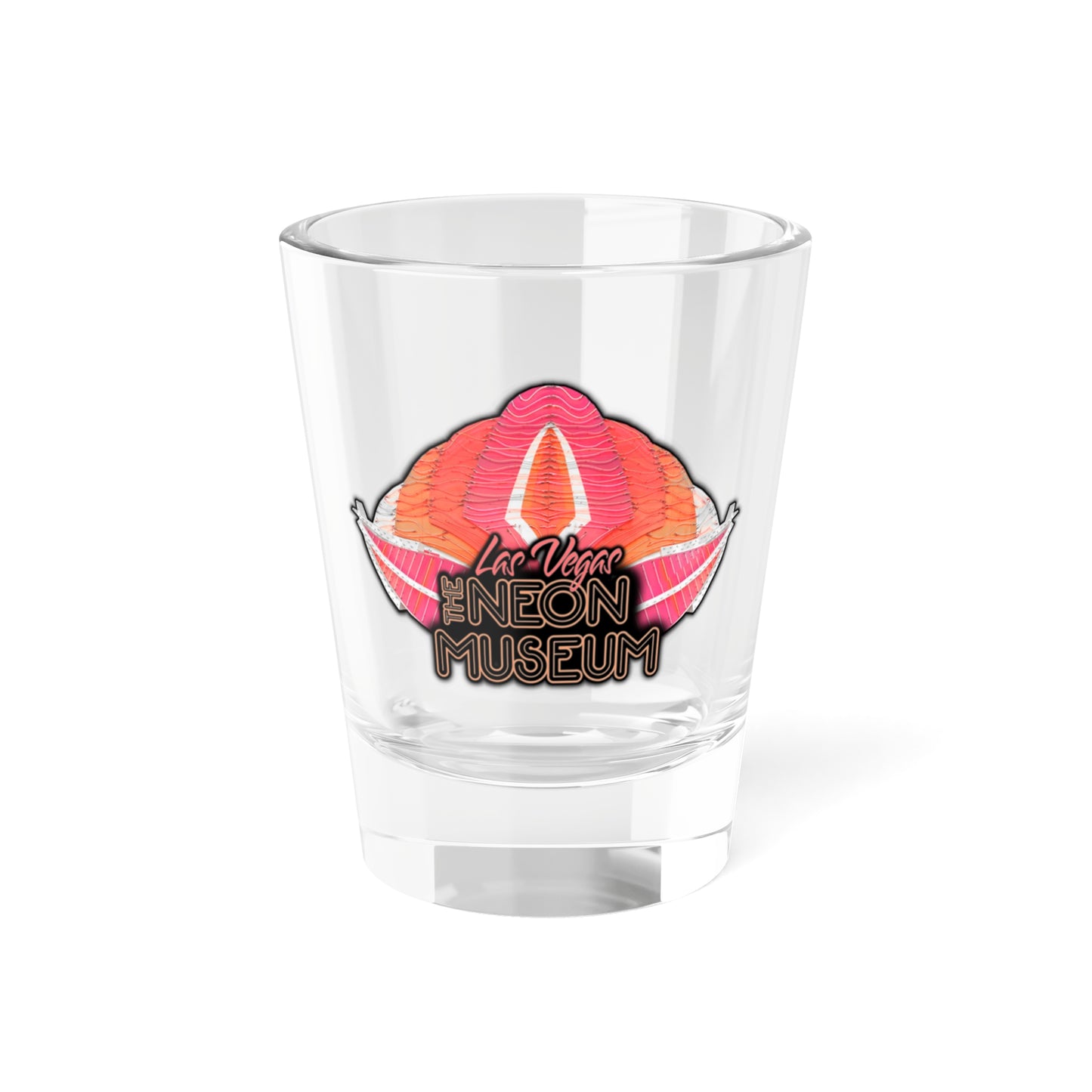 Neon Museum Flamingo Shot Glass, 1.5oz