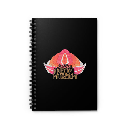Neon Museum Flamingo Spiral Notebook - Ruled Line