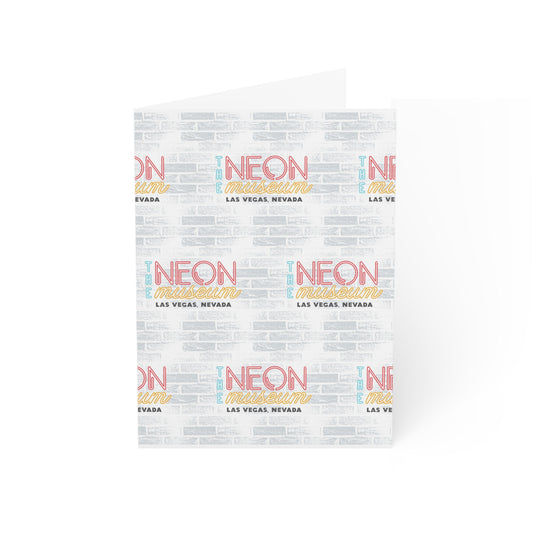 Neon Museum Brick Wall Greeting Card (1 pc)