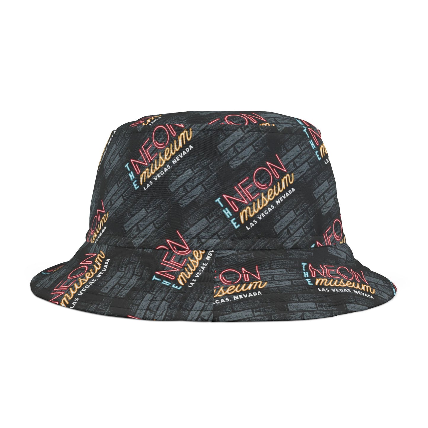 Neon Museum Brick Wall Bucket Hat (AOP)