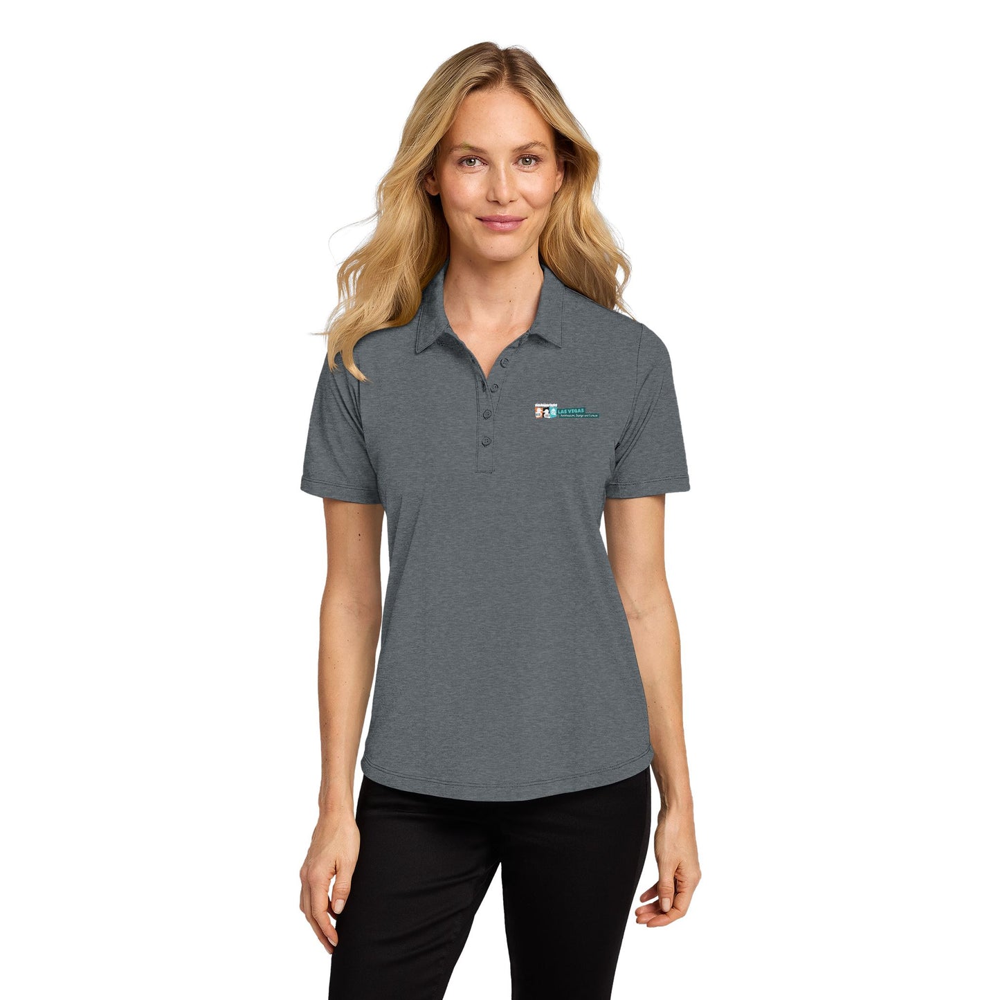 Duck Duck Shed Ladies Fine Pique Blend Polo