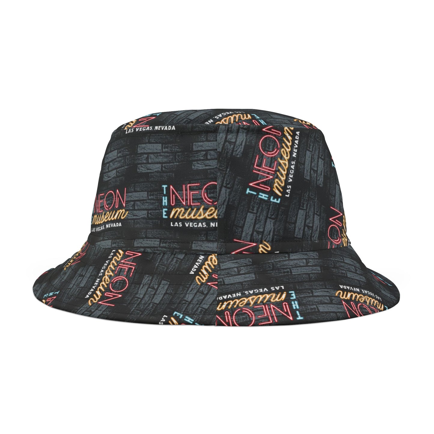 Neon Museum Brick Wall Bucket Hat (AOP)