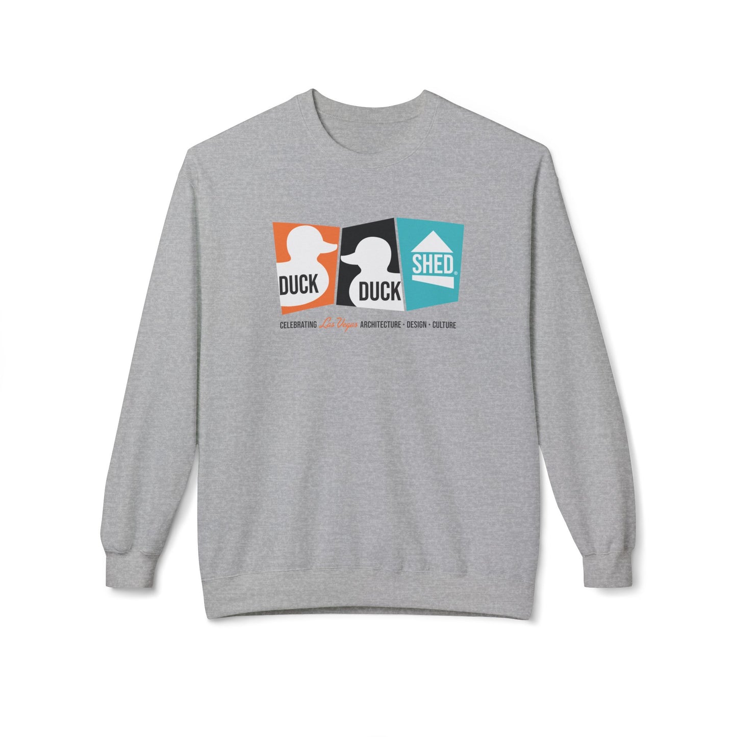 Duck Duck Shed Unisex Midweight Softstyle Fleece Crewneck Sweatshirt