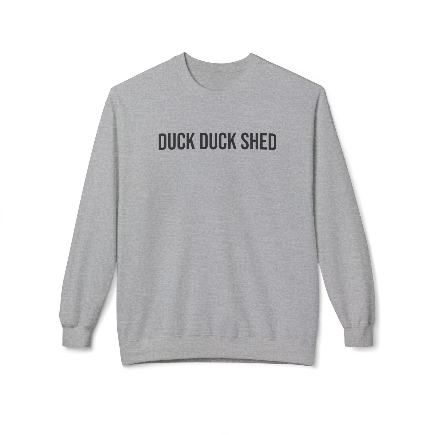 Duck Duck Shed #2 Unisex Midweight Softstyle Fleece Crewneck Sweatshirt