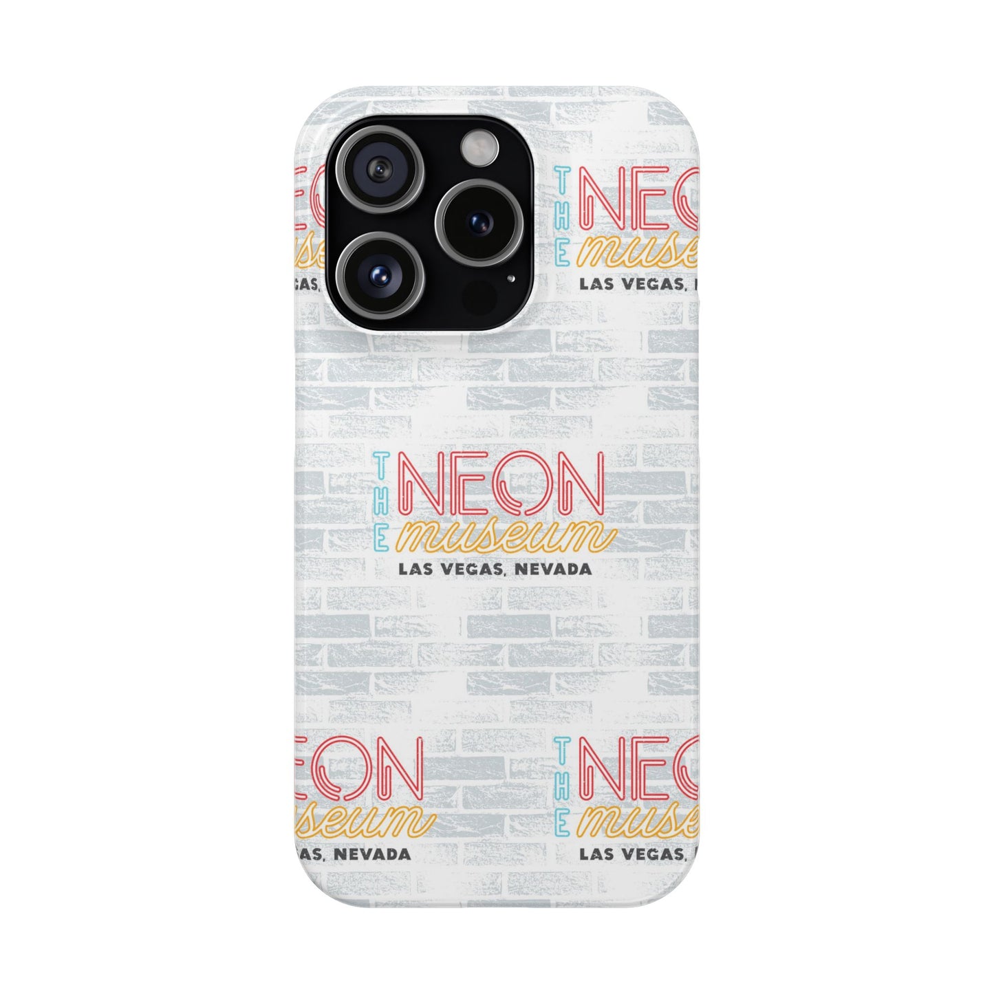 Neon Museum Brick Wall Slim Cases for iPhone
