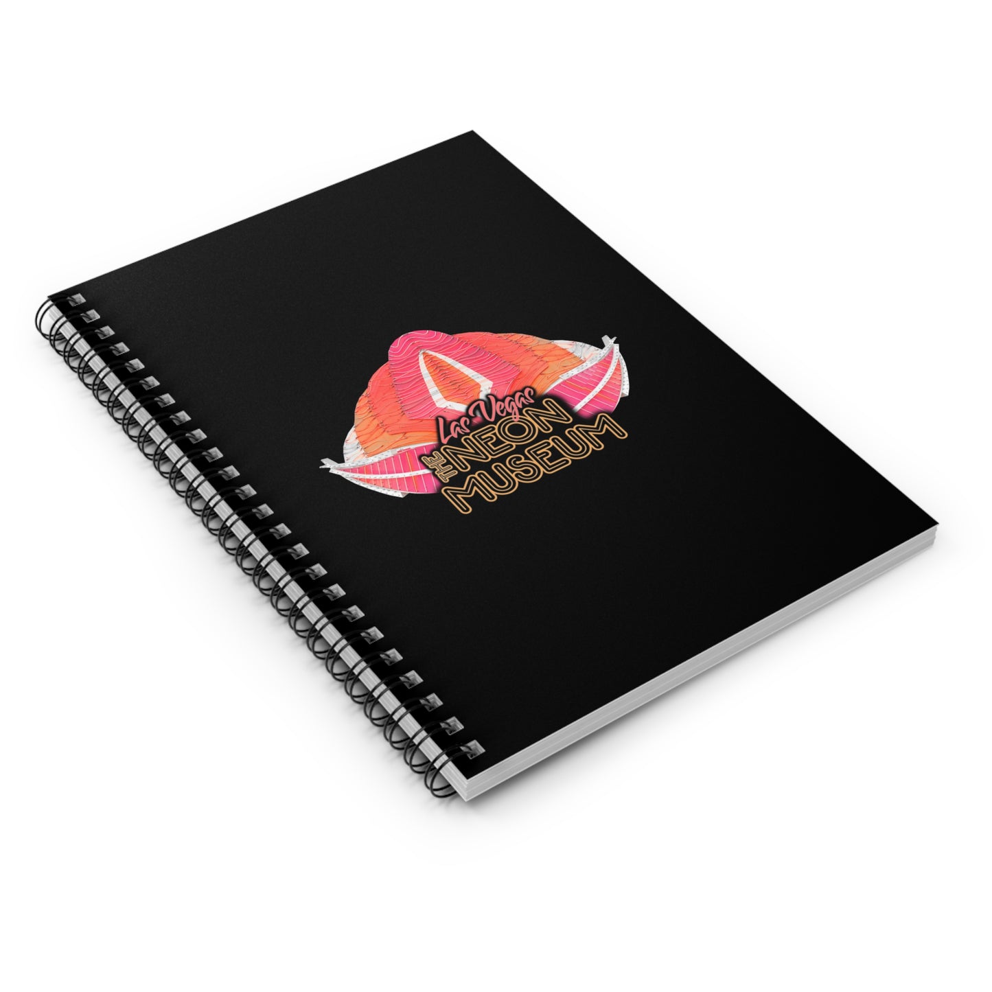 Neon Museum Flamingo Spiral Notebook - Ruled Line