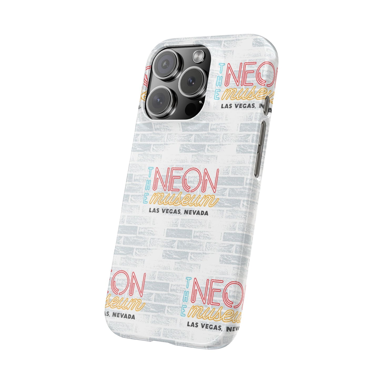 Neon Museum Brick Wall Slim Cases for iPhone