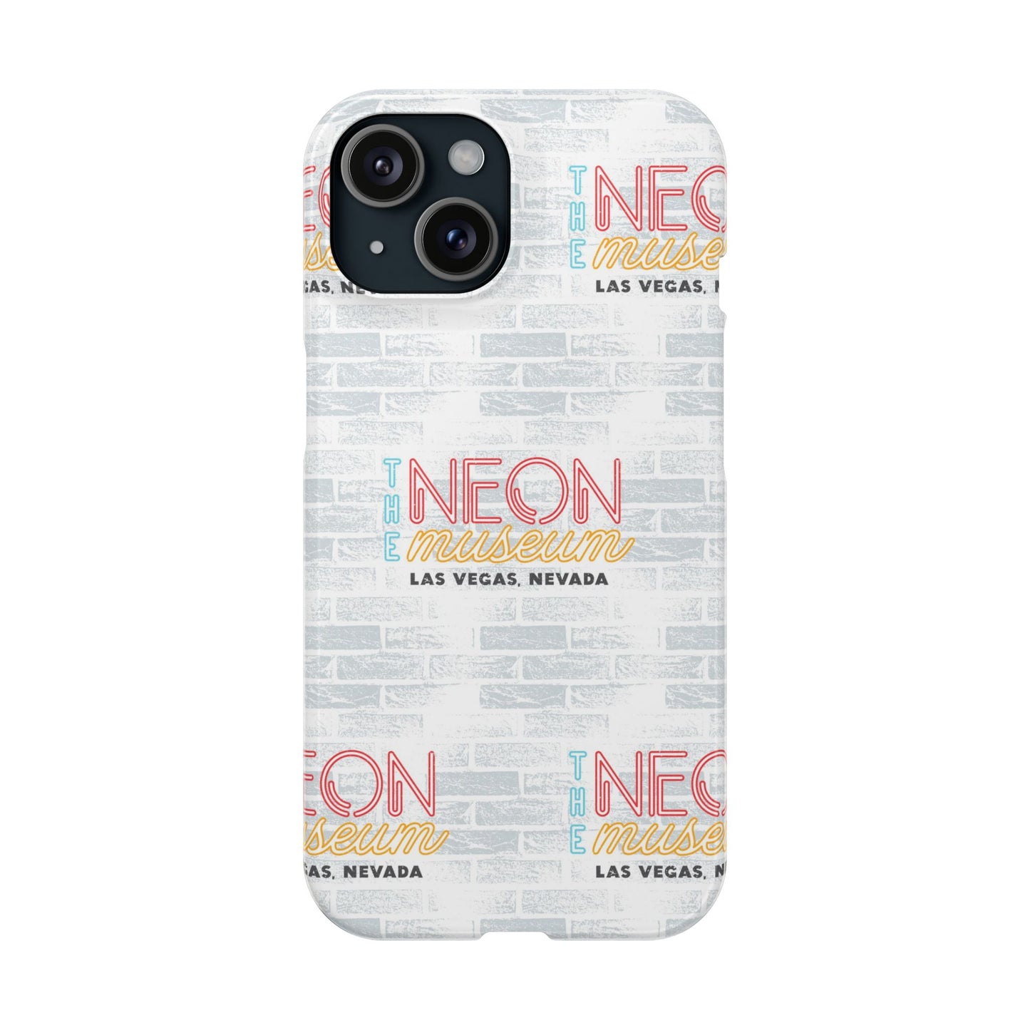 Neon Museum Brick Wall Slim Cases for iPhone