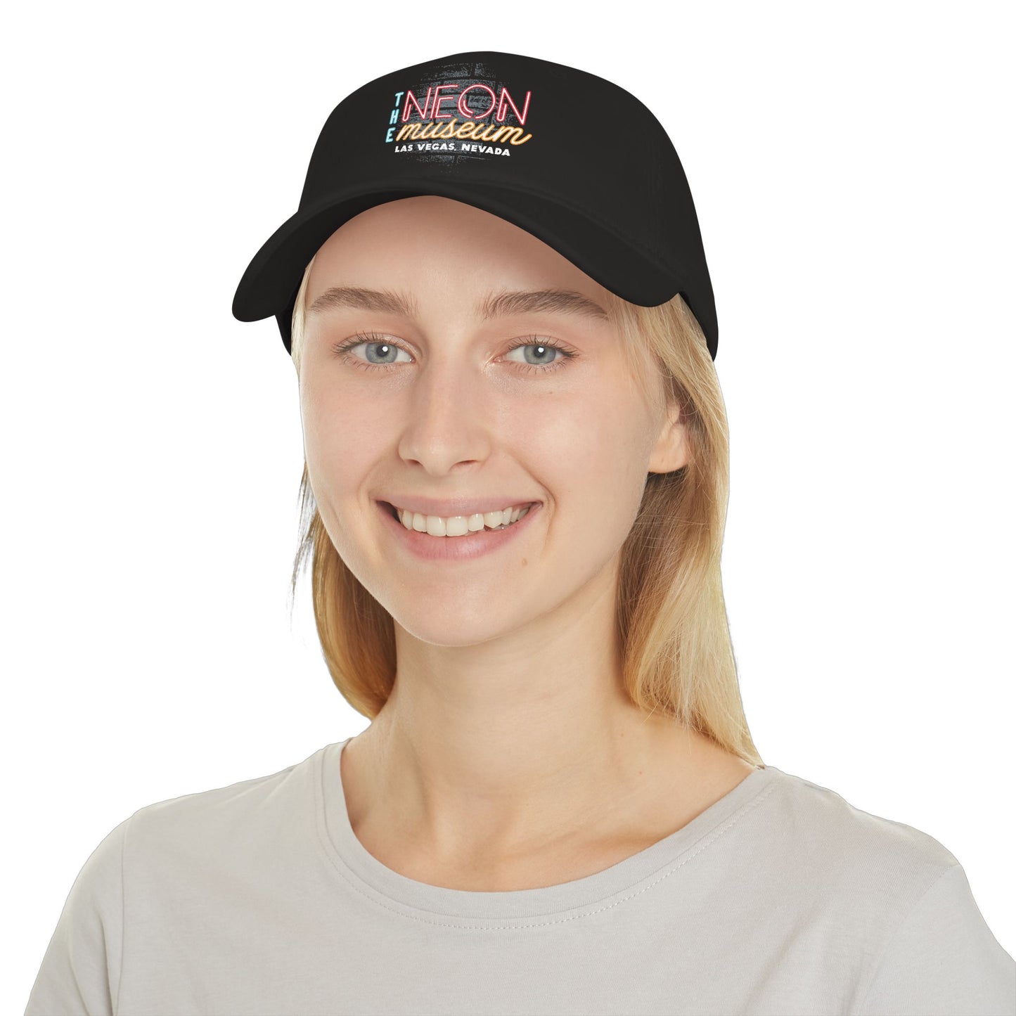 Neon Museum Brick Wall Low Profile Baseball Cap