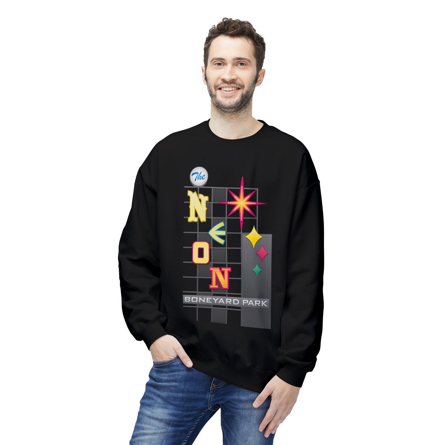 Boneyard Park Unisex Midweight Softstyle Fleece Crewneck Sweatshirt