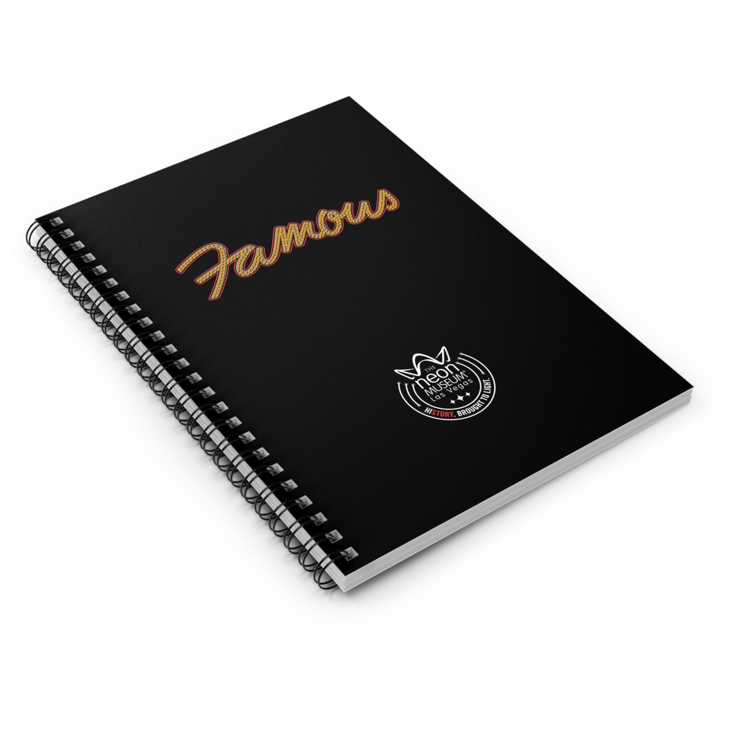 Neon Museum Famous Spiral Notebook - Ruled Line