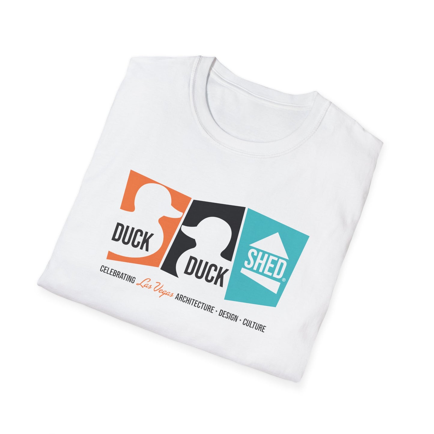 Duck Duck Shed Unisex Softstyle T-Shirt