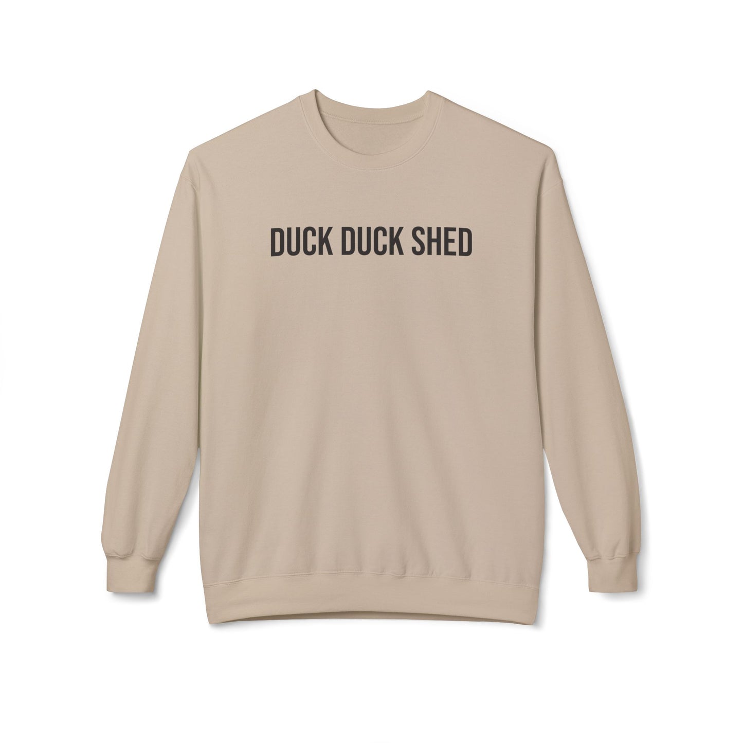 Duck Duck Shed #2 Unisex Midweight Softstyle Fleece Crewneck Sweatshirt