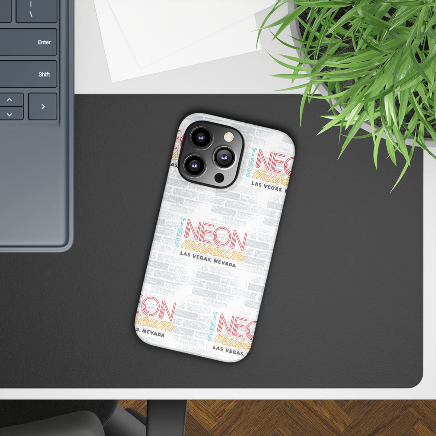 Neon Museum Brick Wall Slim Cases for iPhone