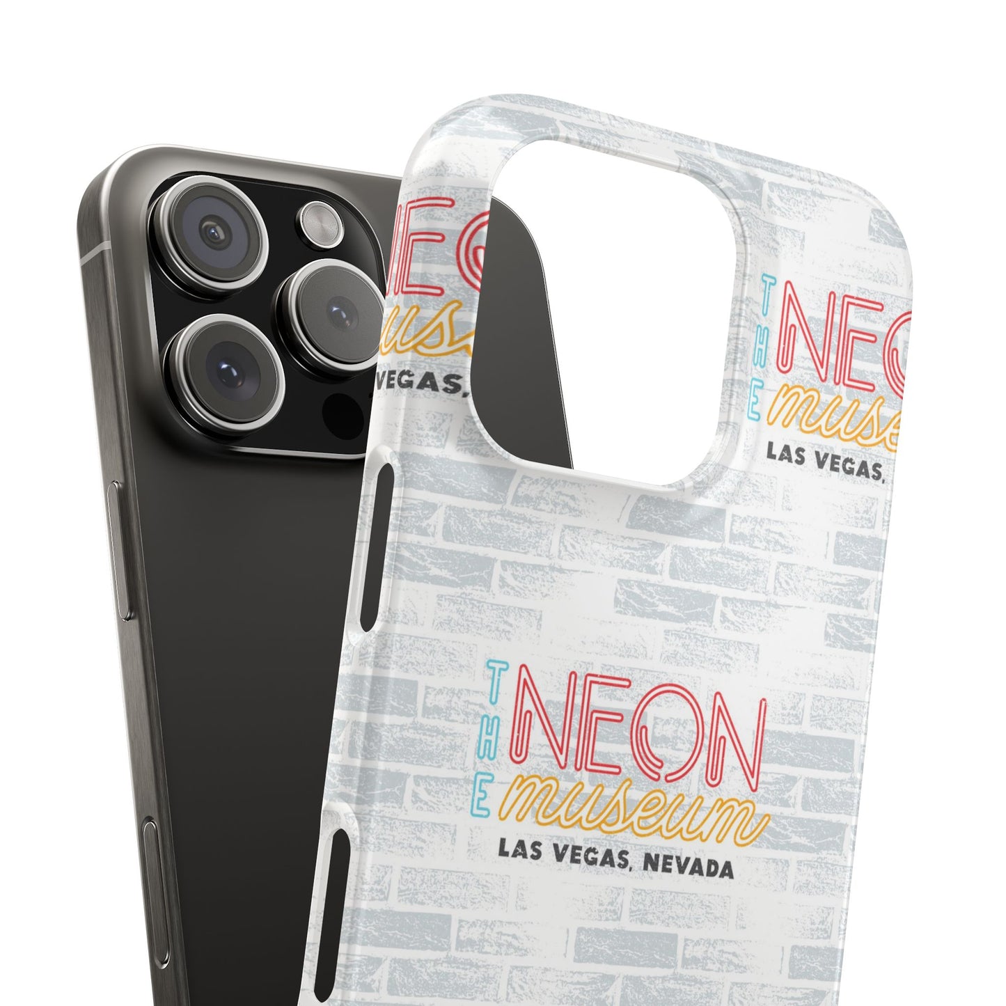 Neon Museum Brick Wall Slim Cases for iPhone