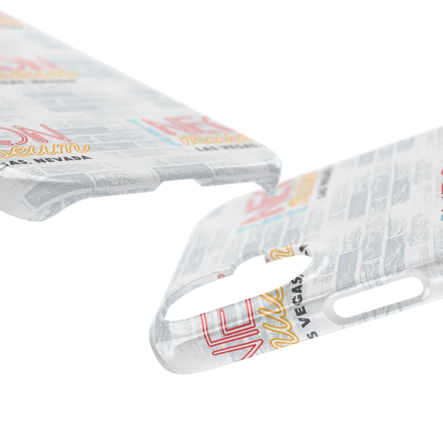 Neon Museum Brick Wall Slim Cases for iPhone