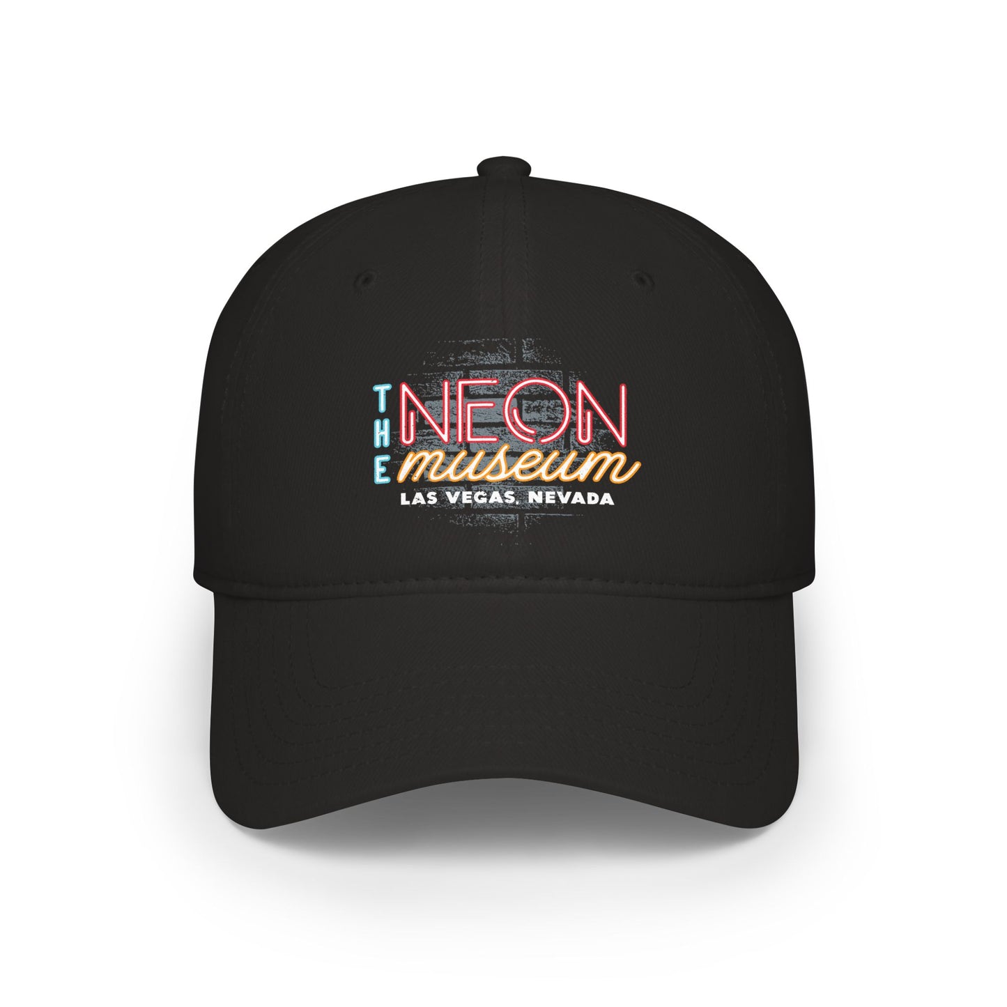 Neon Museum Brick Wall Low Profile Baseball Cap