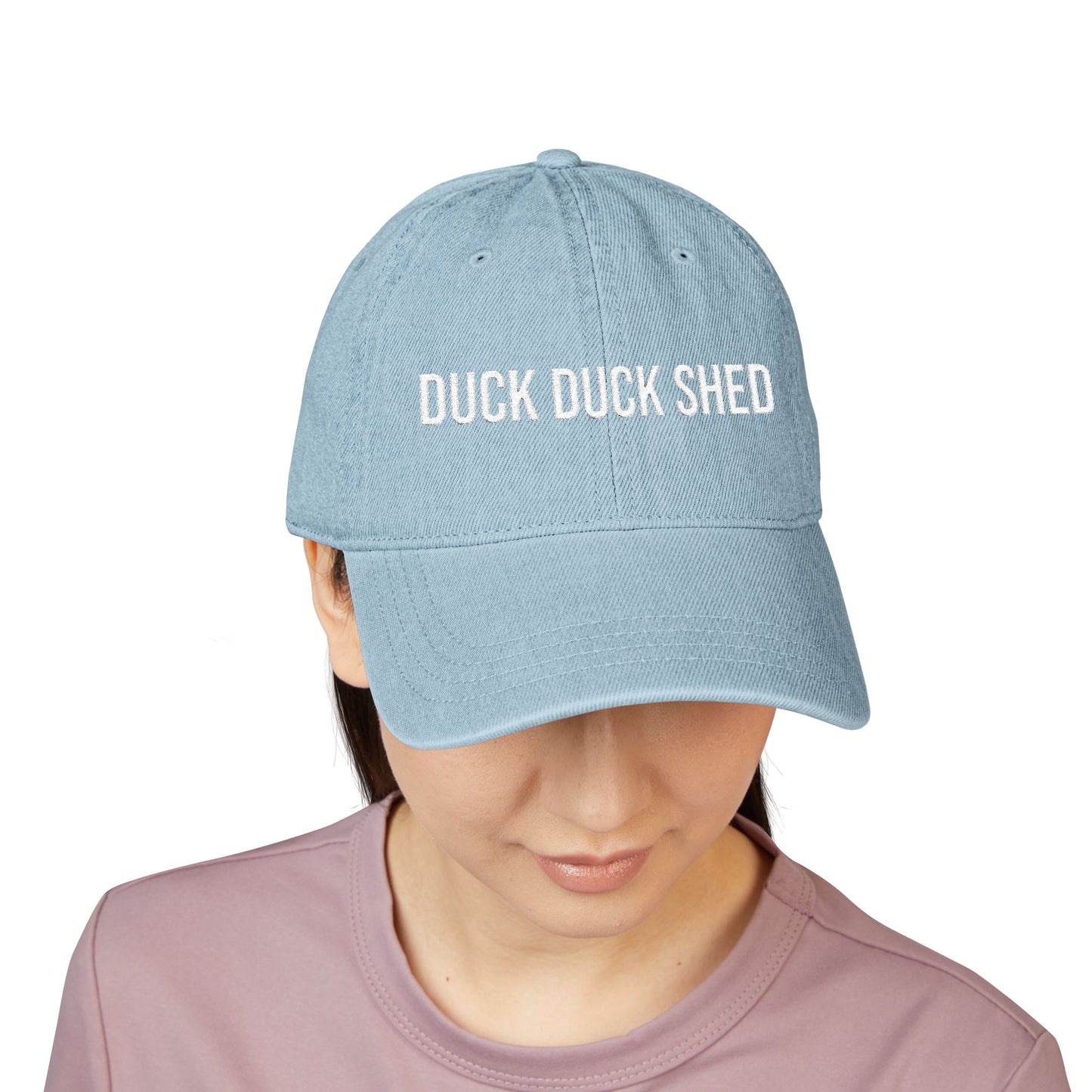 Duck Duck Shed Denim Hat (Embroidery)