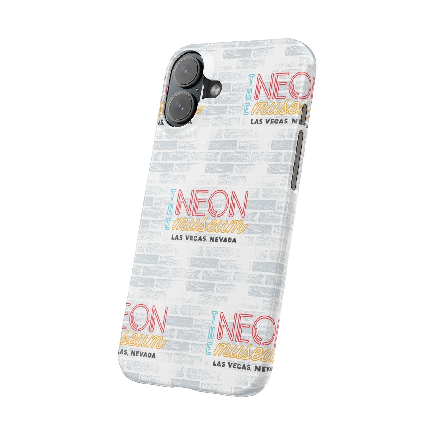 Neon Museum Brick Wall Slim Cases for iPhone