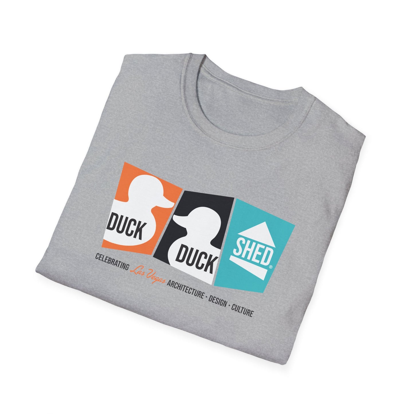 Duck Duck Shed Unisex Softstyle T-Shirt
