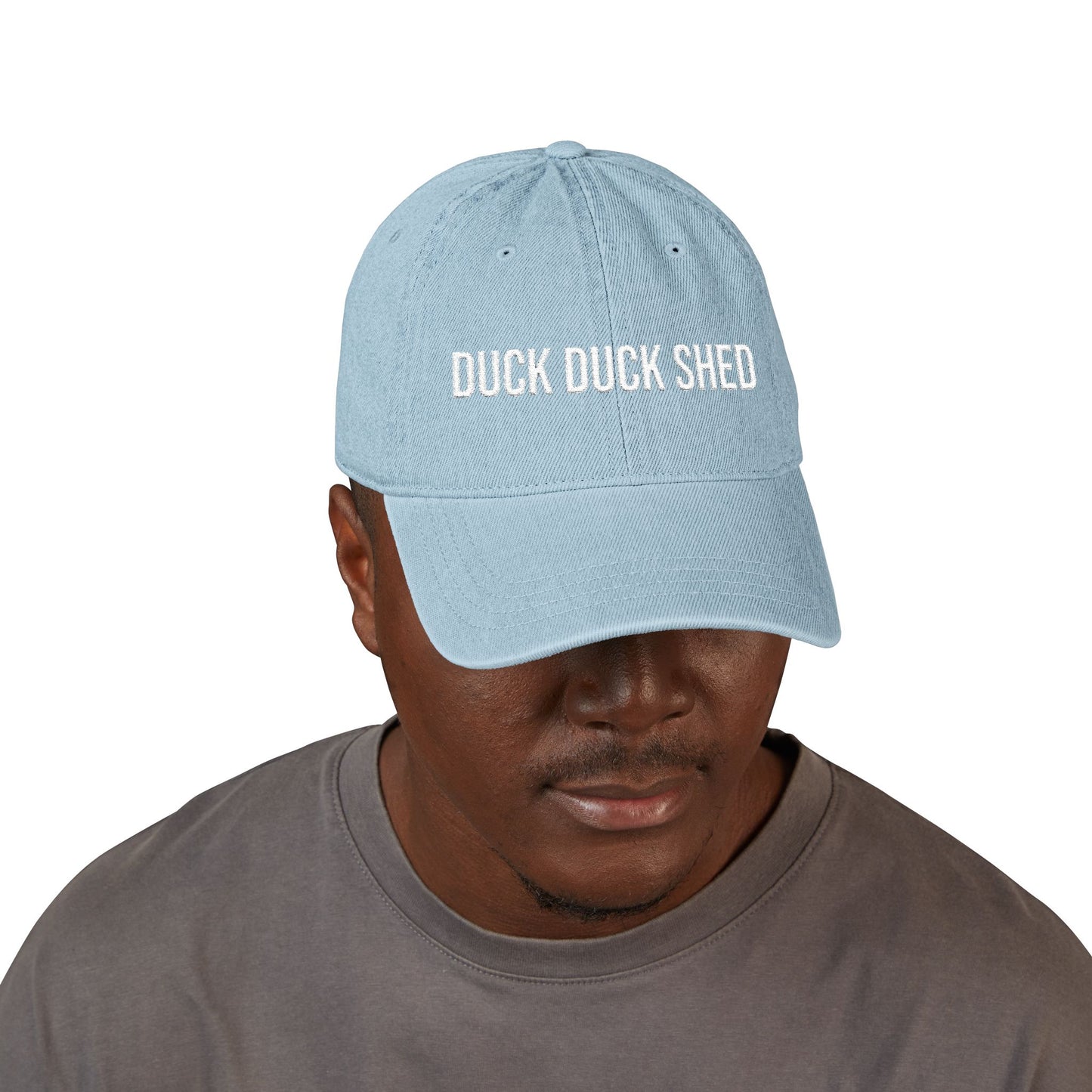 Duck Duck Shed Denim Hat (Embroidery)