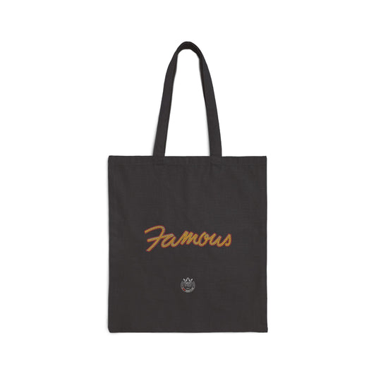 The Neon Museum Famous Cotton Canvas Tote Bag