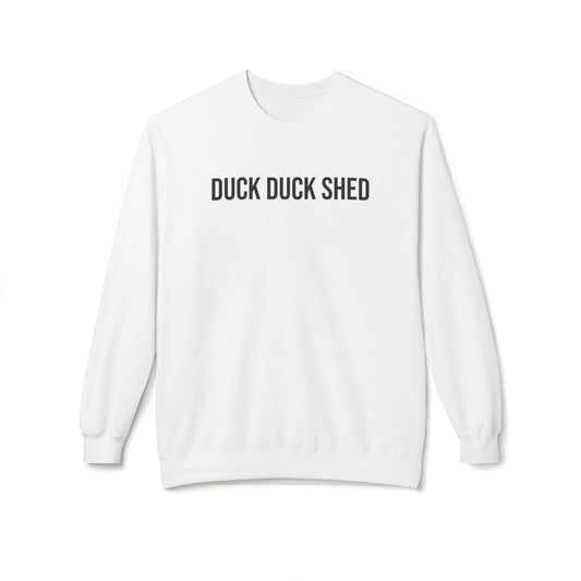 Duck Duck Shed #2 Unisex Midweight Softstyle Fleece Crewneck Sweatshirt