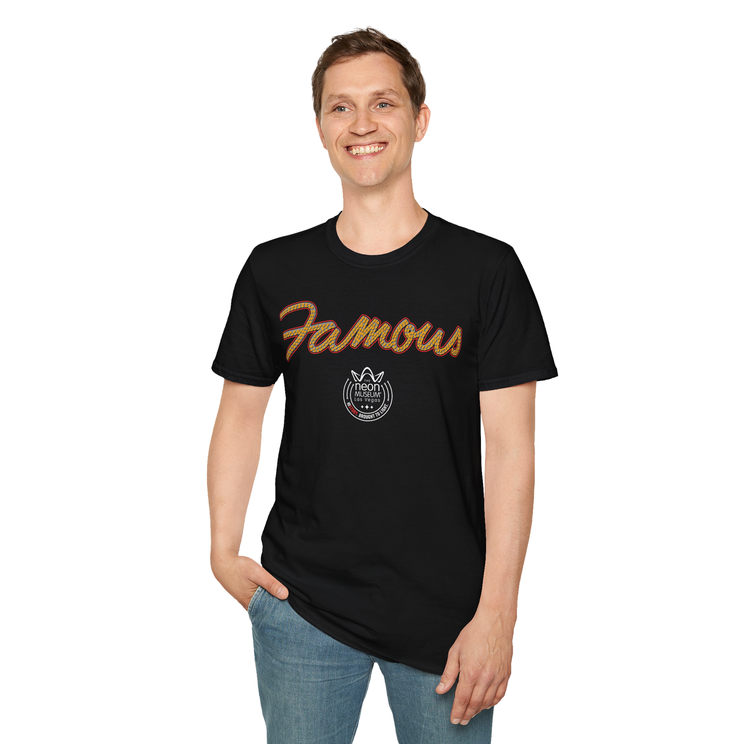 Neon Museum Famous Unisex Softstyle T-Shirt